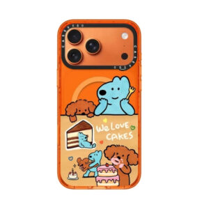 Coque iPhone Illustrée "We Love Cakes"