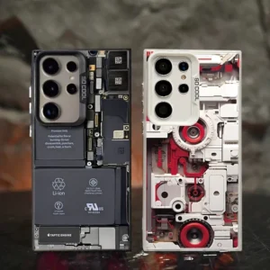 Collection Découverte Technologique - Coque Samsung Transparente Design Mécanique