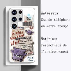 Coque Samsung Pokémon - Rondoudou & Ectoplasma