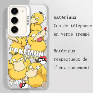 Coque Samsung Pikachu & Psykokwak Pokémon