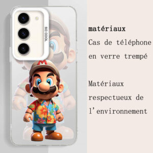 Coque Samsung Mario Détente - Chemise Havaïenne
