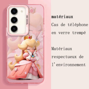 Coque Samsung Princesse Anime - Couronne et Cheveux Blonds