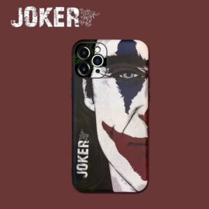 Coque iPhone Joker - Design Rouge et Noir