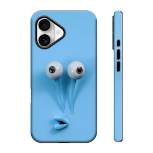 Collection QHFLGG｜Visage aux grands yeux surpris iPhone case