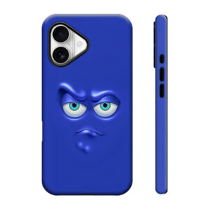 Collection QHFLGG｜Visage renfrogné et en colère iPhone case