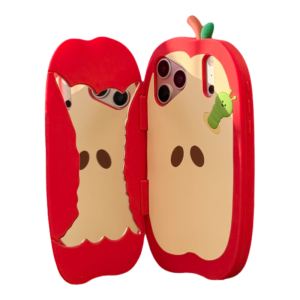Coque iPhone Pomme Mordue avec Miroir