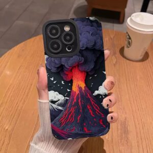 Coque Samsung Paysage Dramatique - Volcan Rouge et Fumée