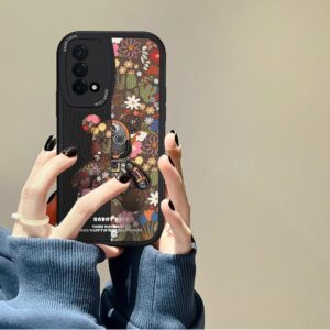 Coque Samsung S24 Ultra Édition Robot Bear - Motif Fleurs Colorées et Message Positif