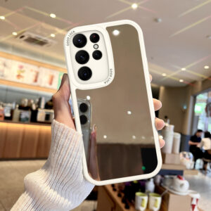 Coque Samsung Blanche Miroir Élégante - Collection Limitée Yucker