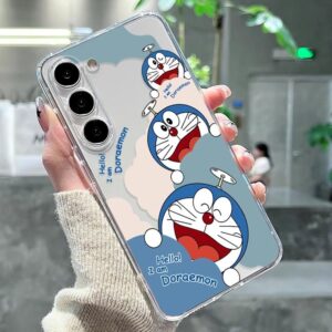 Coque Samsung Joyeuse - Doraemon Riant et Disant