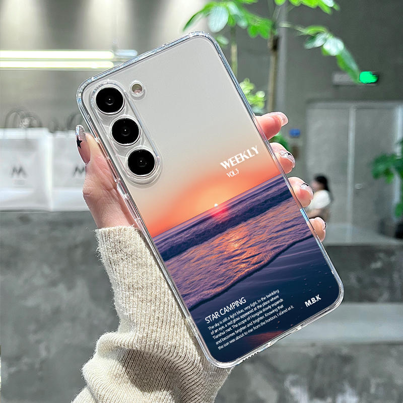 Coque Samsung Édition « STAR CAMPING » - Paysage Nocturne Étoilé