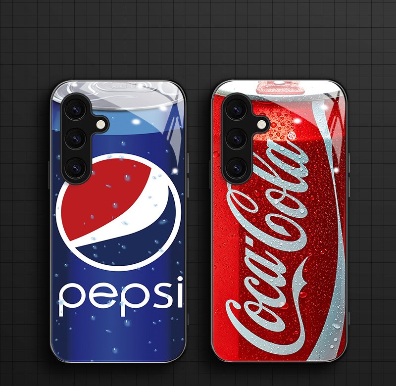 Coque Samsung Galaxy A55 - Canette de Coca-Cola / Pepsi Étanche Anti-Choc pour Fans de Boissons et Style Urbain