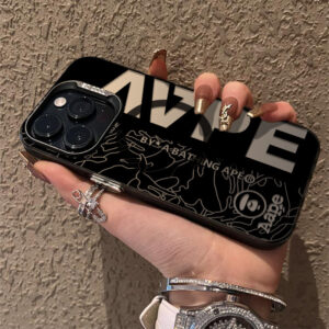 Coque iPhone 14 Pro Max AAPE Camouflage Logo - Verre Trempé